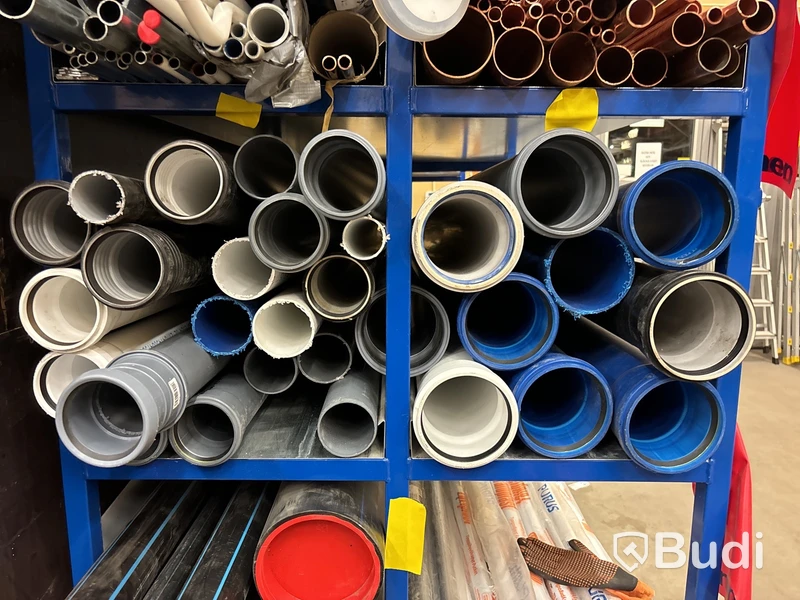 Materialställ med rör & gängstänger