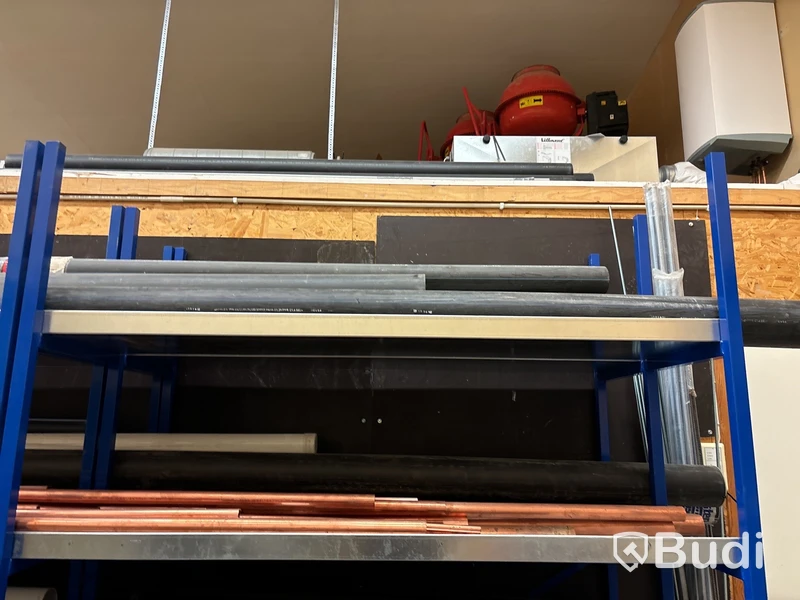 Materialställ med rör & gängstänger