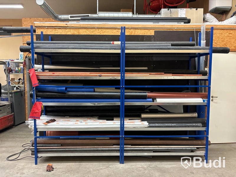 Materialställ med rör & gängstänger