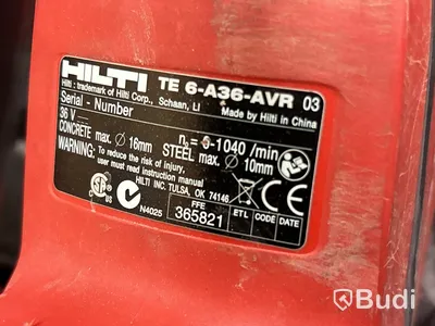 Borrhammare Hilti TE 6-A36