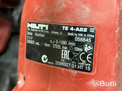 Borrhammare Hilti TE 4-A22