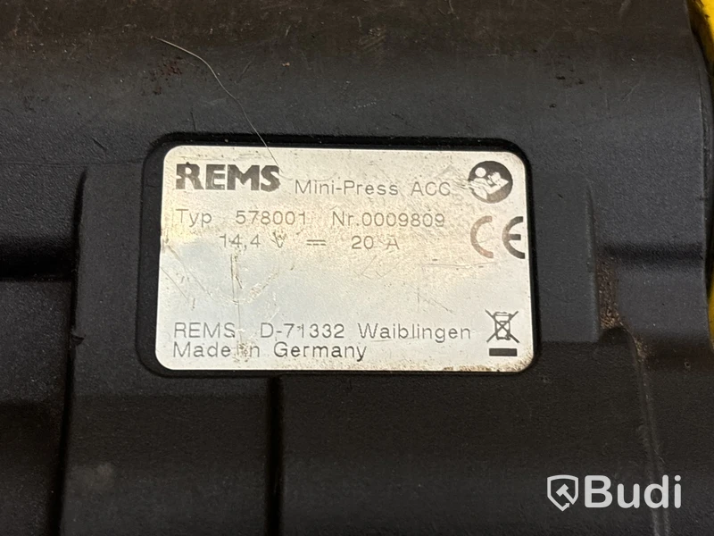 Pressmaskin Rems Mini-Press med 4 st pressbackar