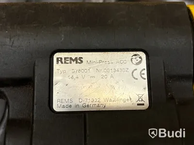 Pressmaskin Rems Mini-Press med 5 st pressbackar