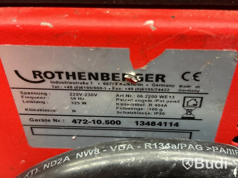 Rörfrysmaskin Rothenberger Rofrost Turbo