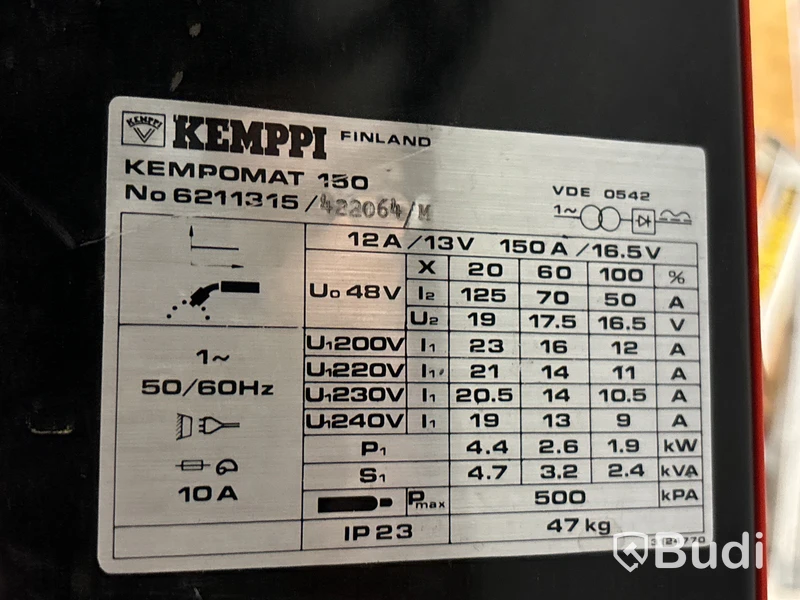 Migsvets Kemppi Kempomat 150