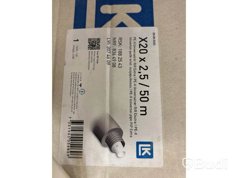 Allt i pallställ (universalrör, kem, cellplast, isolering m.m)