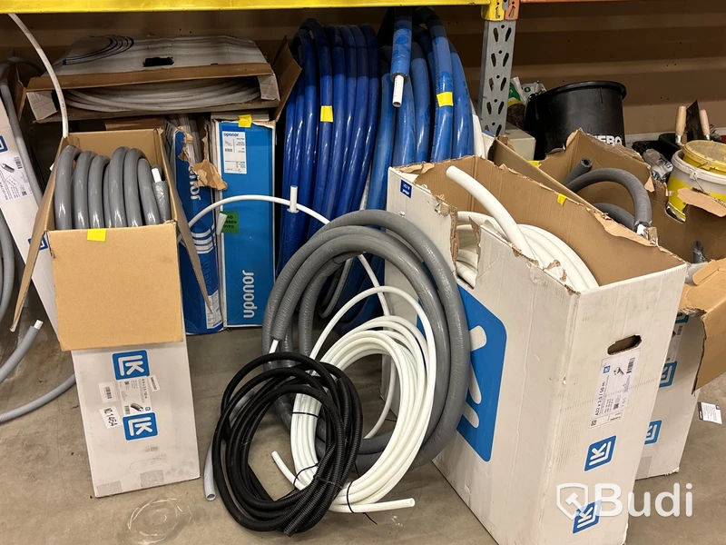 Allt i pallställ (universalrör, kem, cellplast, isolering m.m)