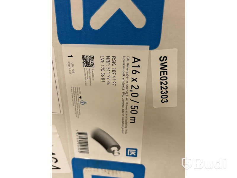 Allt i pallställ (universalrör, kem, cellplast, isolering m.m)