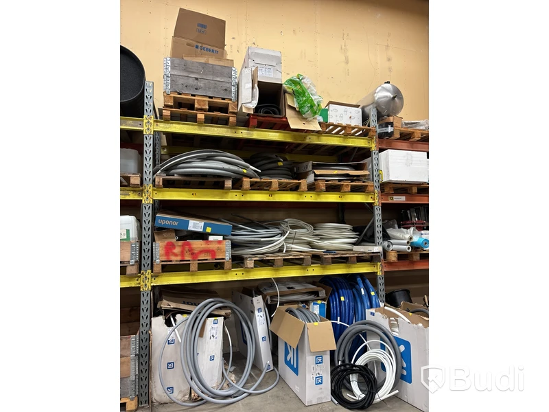 Allt i pallställ (universalrör, kem, cellplast, isolering m.m)