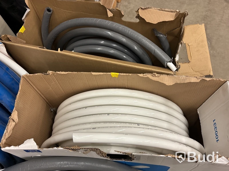 Allt i pallställ (universalrör, kem, cellplast, isolering m.m)