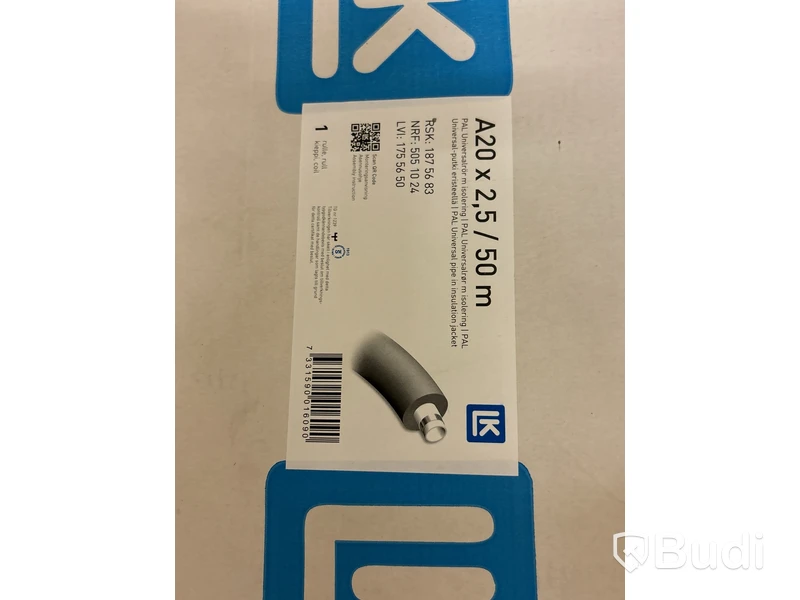 Allt i pallställ (universalrör, kem, cellplast, isolering m.m)