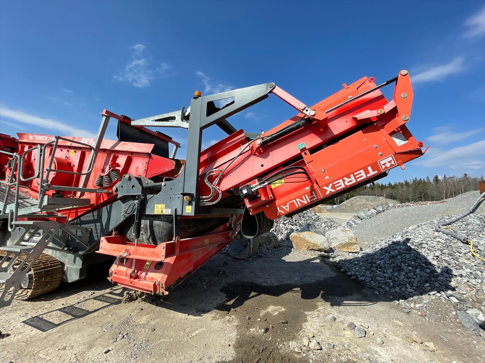 Sorteringsverk Terex Finlay 883+,  3547 timmar. År 2014