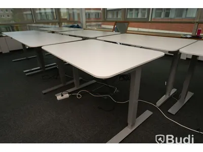 Elektriskt höj och sänkbart skrivbord, Funktionstestat. B:120cm, D:80cm