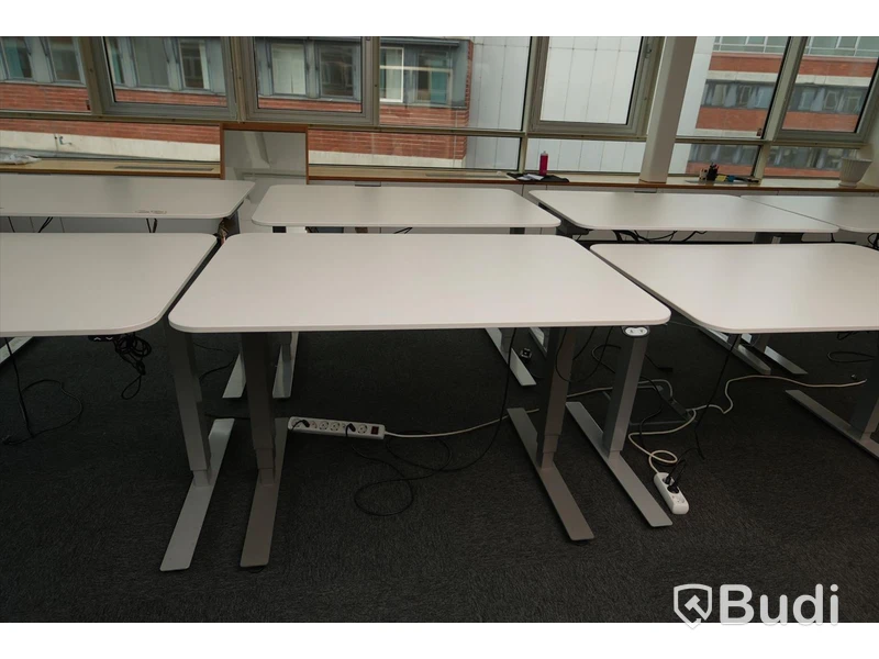 Elektriskt höj och sänkbart skrivbord, Funktionstestat. B:120cm, D:80cm