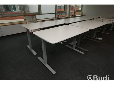 Elektriskt höj och sänkbart skrivbord, Funktionstestat. B:120cm, D:80cm