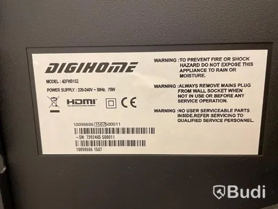 TV 42” Digihome 42FHS152 ink fjärrkontroll.