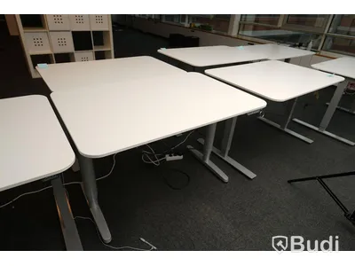 Elektriskt höj och sänkbart skrivbord, Funktionstestat. B:120cm, D:80cm