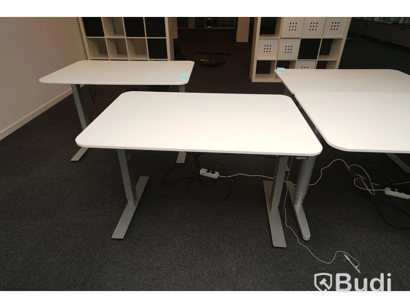 Elektriskt höj och sänkbart skrivbord, Funktionstestat. B:120cm, D:80cm