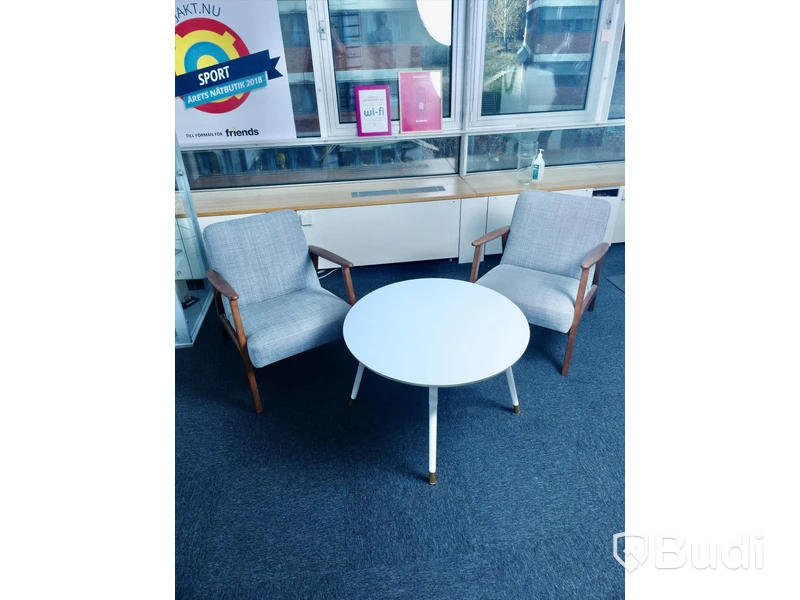 Loungemöbler fåtöljer 2 st samt bord