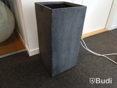 3 st stora krukor i plåt H60xB30