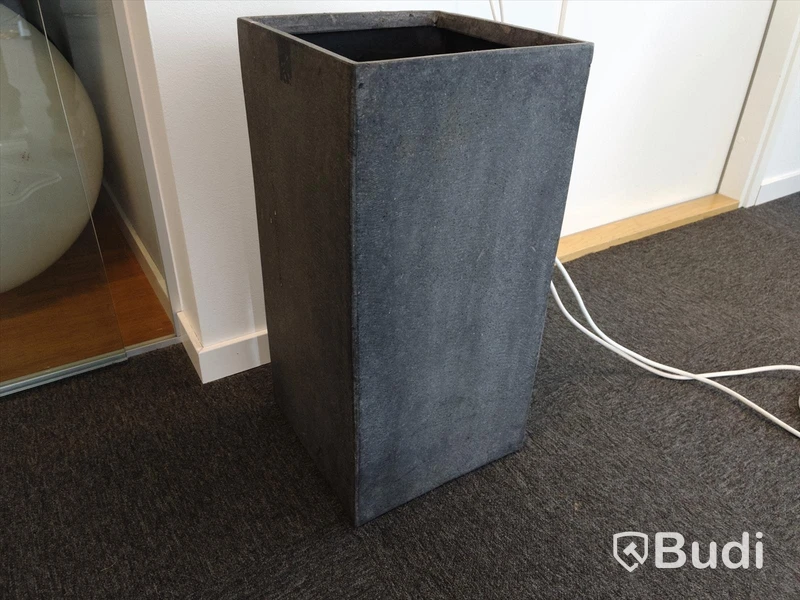 3 st stora krukor i plåt H60xB30