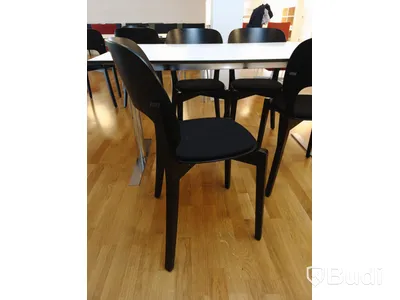 Matbord med 4st stolar 140x80x72 cm
