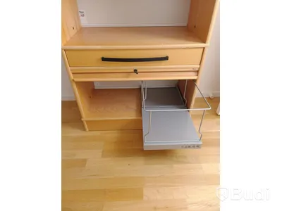 Bokhylla med låsbart jalusiskåp Kinnarps 80x40x146
