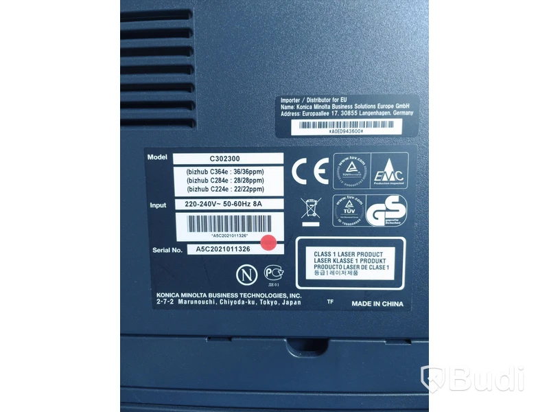 Skrivare KONICA MINOLTA bizhub C284e