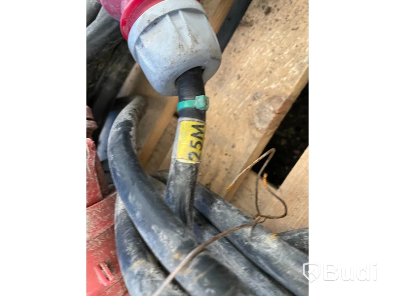 Kabel 25 m 3-fas stor samt 3-fas 25 m mindre