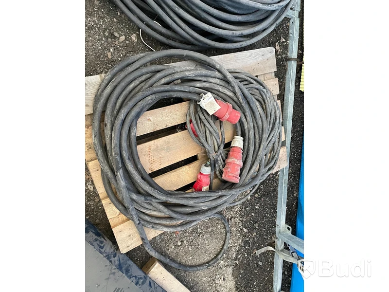 Kabel 25 m 3-fas stor samt 3-fas 25 m mindre