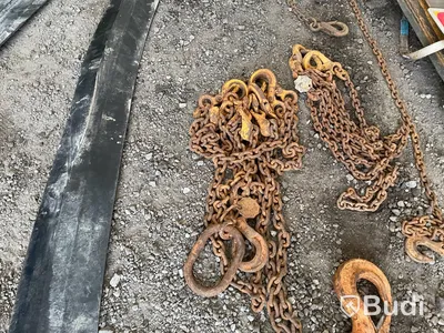 Kätting blandade storlekar 10 st samt kättingspännare och krokar