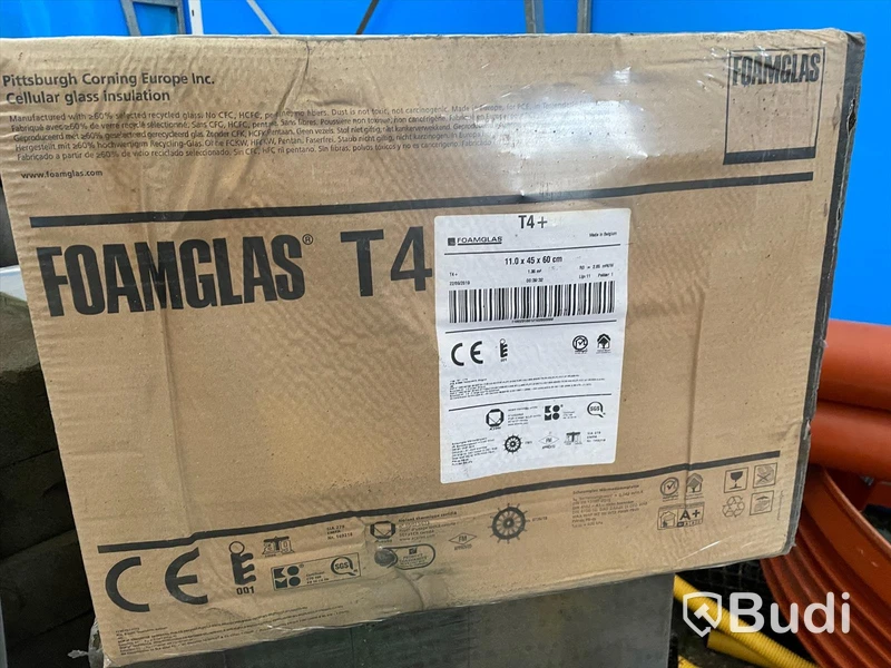 Foamglas T4, 6 st obrutna 1 st bruten