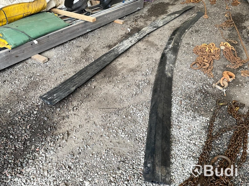 2st 4 meter överkörningsramp i gummi