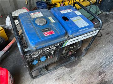 Dieselaggregat/elverk/reservkraftsaggregat Mellga MDG6000CLE, 1-FAS