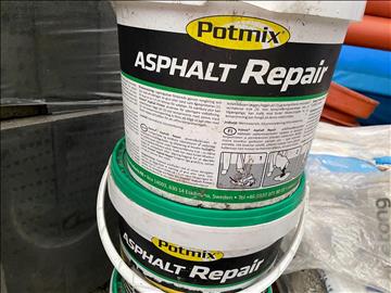 Asfalt lagning - 3 st burkar 20 kg, Potmix Asphalt repair