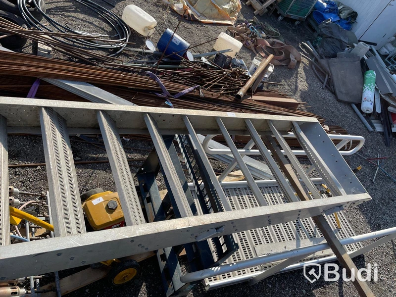 Stege i aluminium 16 steg, ca 5 meter