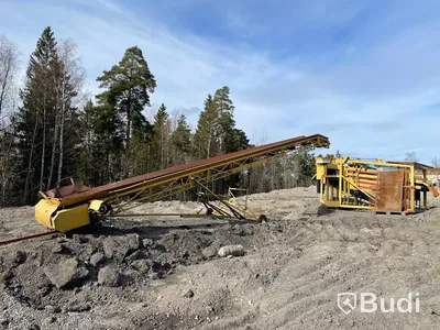 Baltransportör 10m, sikt, matjordssikt mindre modell