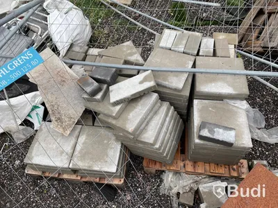 Marksten, plattor, betongblock samt passbitar