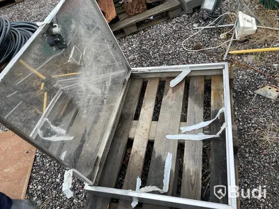 Rostfritt inbyggnadsskåp oanvänt. 1000x800 mm
