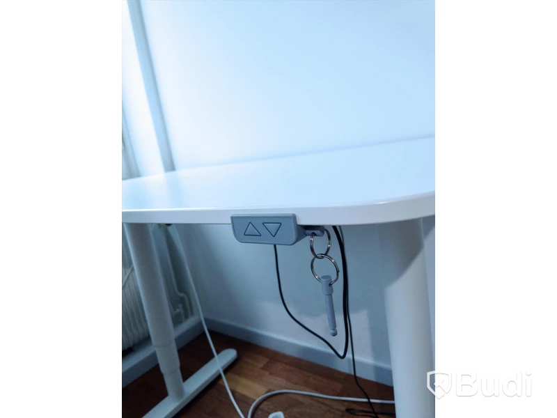 Höj- och sänkbart skrivbord IKEA inklusive golvskydd