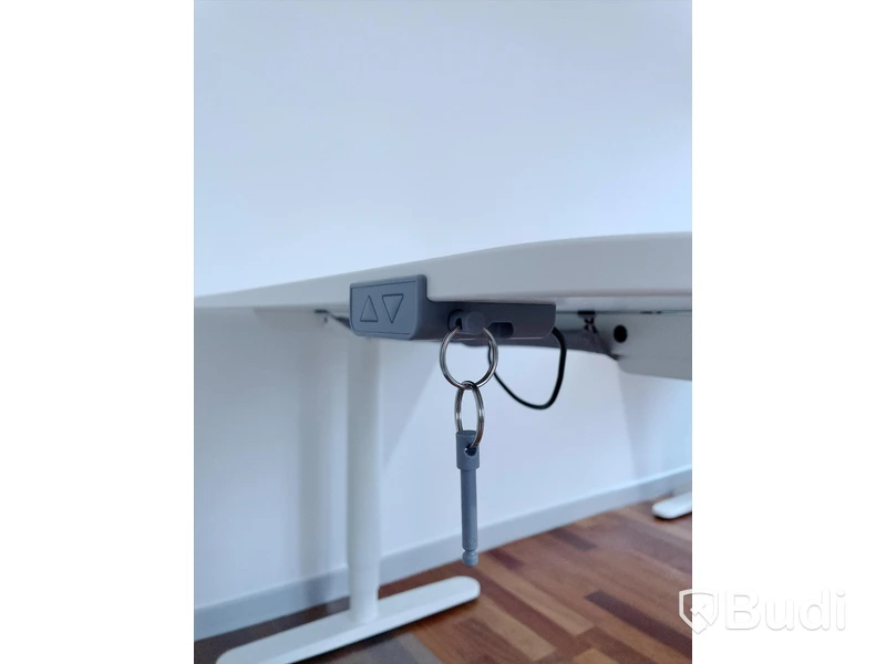 Höj-och sänkbart skrivbord IKEA inklusive golvskydd