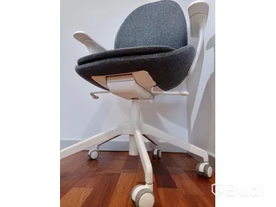 Kontorsstol höj- och sänkbar IKEA Hattefjäll med armstöd