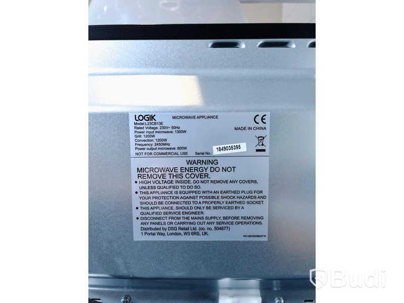 Mikrovågsugn LOGIK L23CB13E