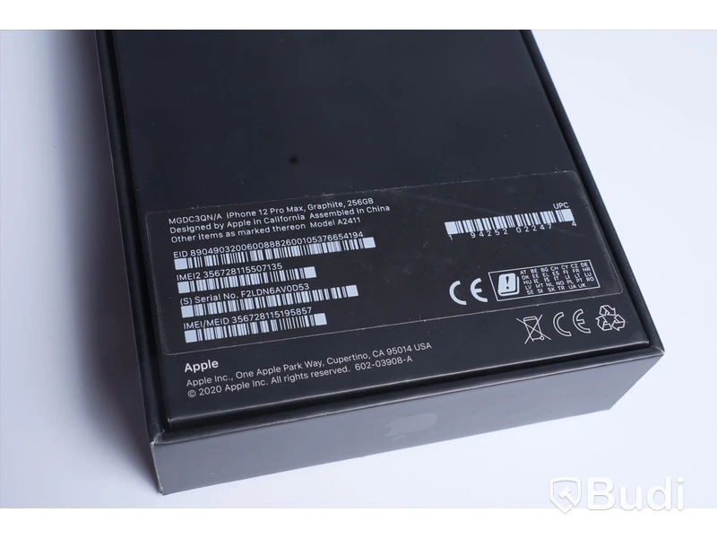 iPhone 12 Pro Max, 256GB, 97 procent batterihälsa