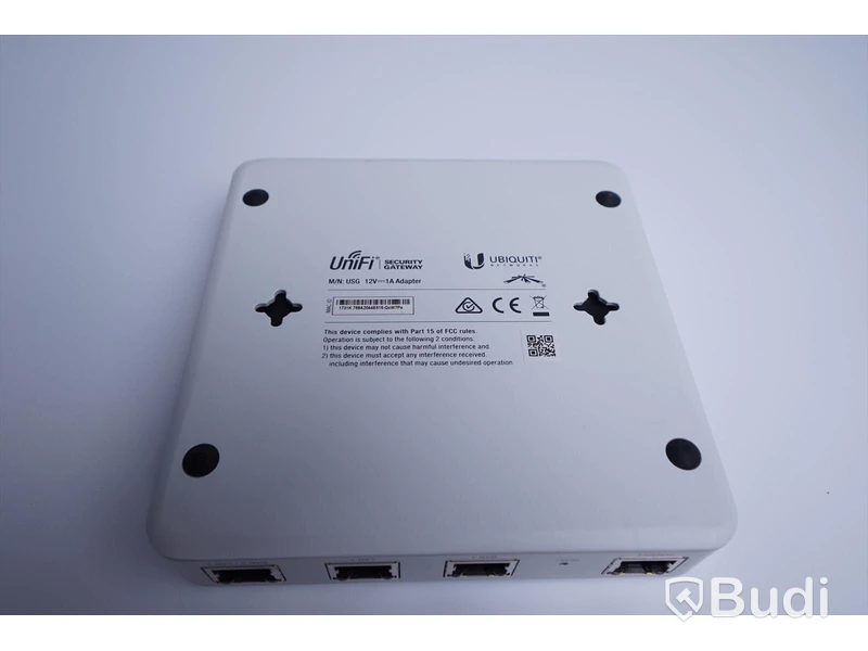 UBIQUITY UniFi Security Gateway ink strömadapter