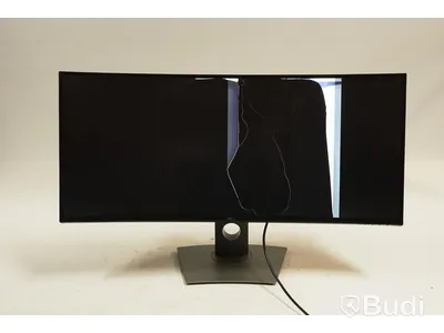 Datorskärm - Dell U3818DW UltraSharp 38" Välvd. OBS! skärm skadad, kablar saknas, se bilder