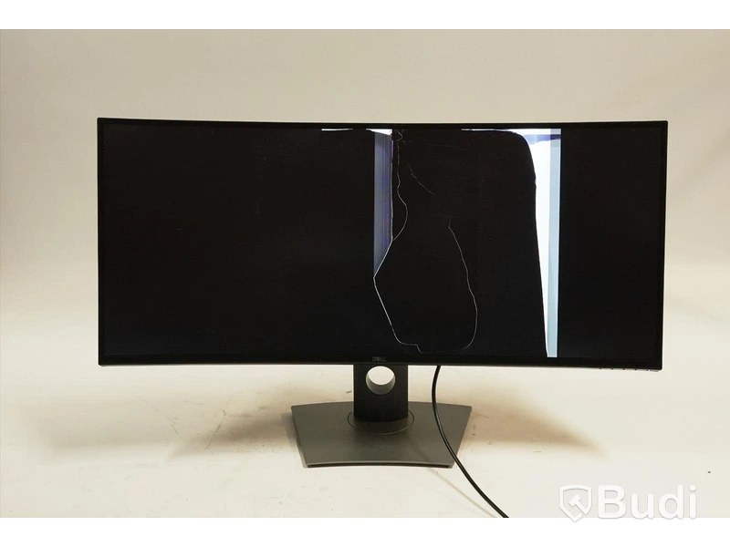 Datorskärm - Dell U3818DW UltraSharp 38" Välvd. OBS! skärm skadad, kablar saknas, se bilder
