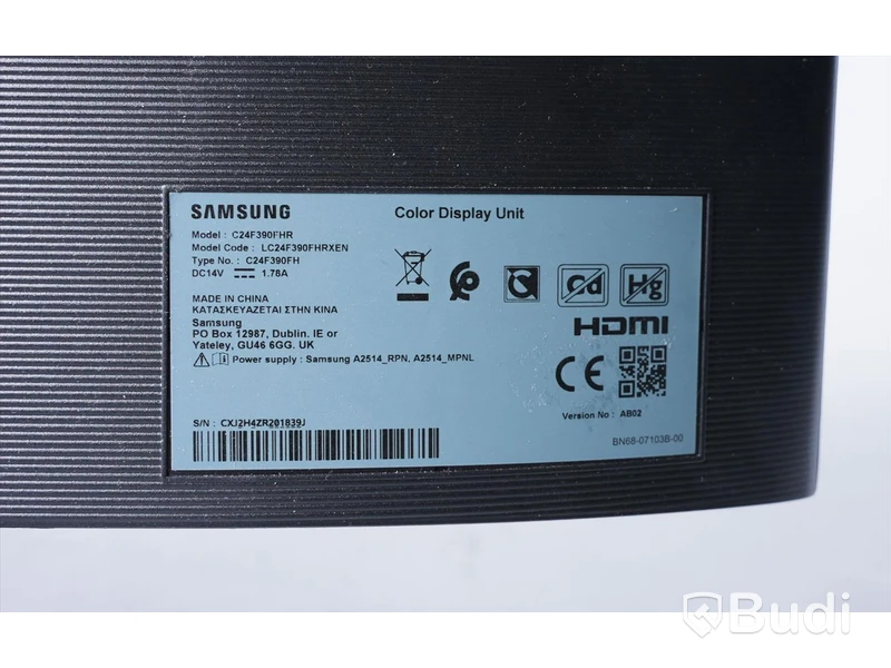 Datorskärm - Samsung 24" C24F390FHR