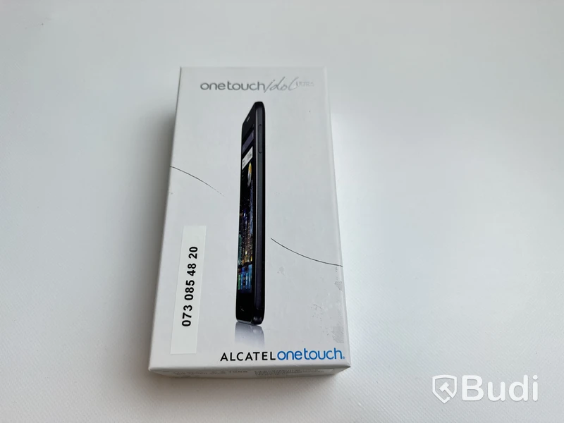 Mobil Alcatel Onetouch idol Ultra 16GB med originalförpackning. OBS! Sprucken skärm.