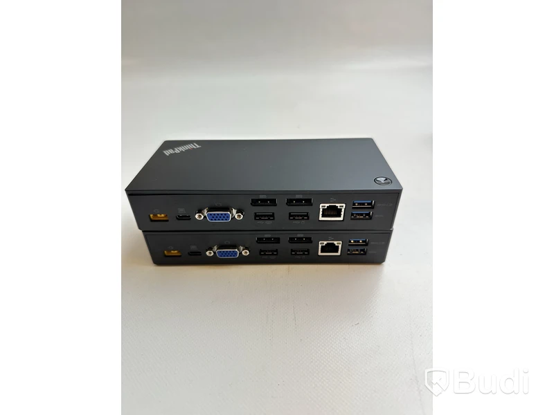 2 st. Lenovo ThinkPad USB-C Dock inkl. strömkabel.